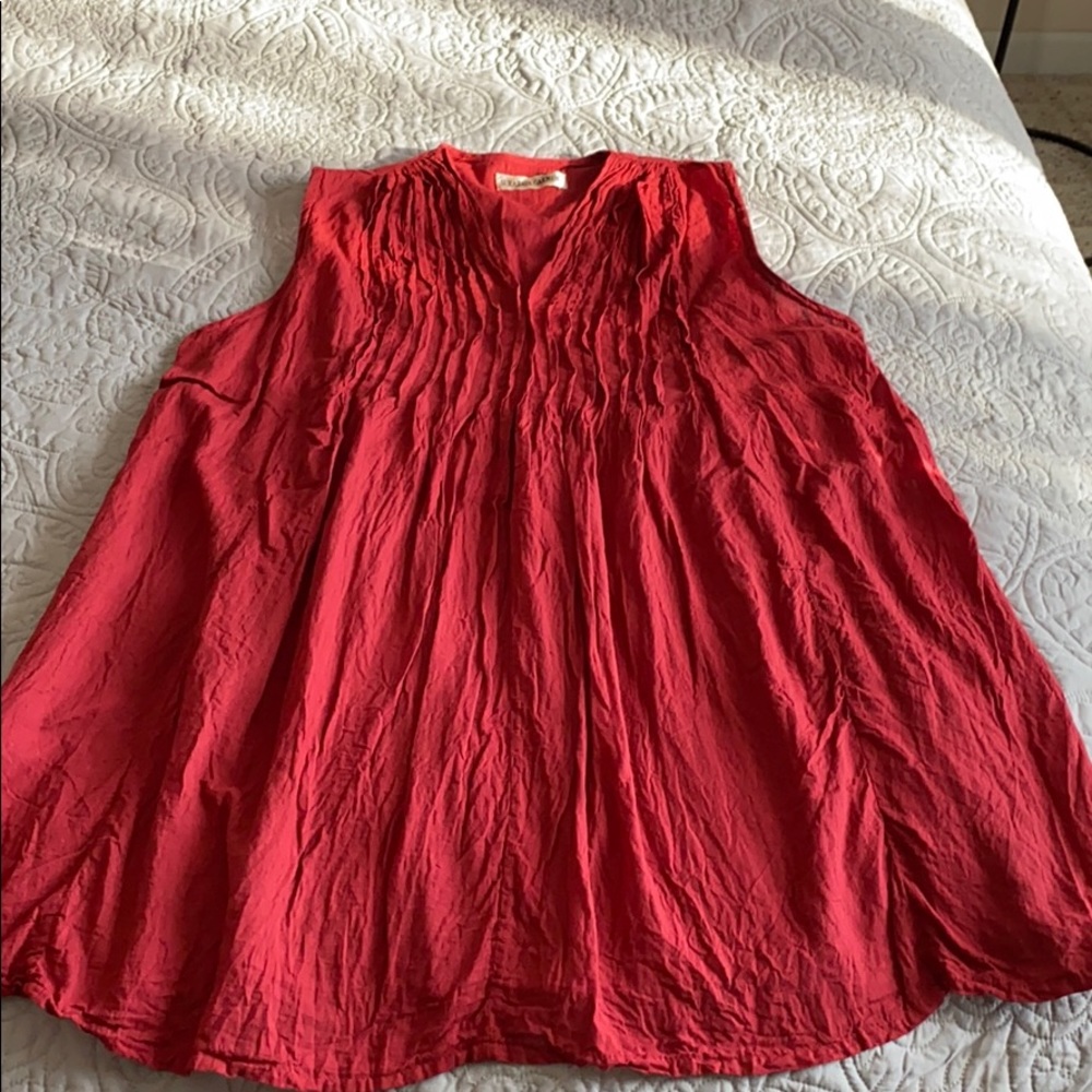 Ruby Linen Tank Top. - Picture 2 of 3